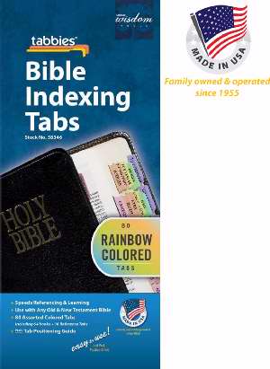 Bible Tab: Rainbow O&N Testament - Tabbies